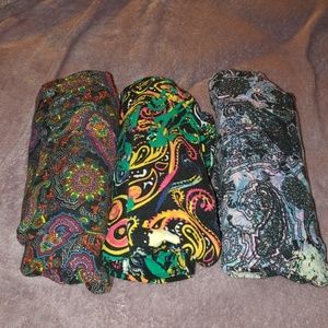 2 pack Lularoe OS paisley leggings